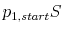  {{{p_{1,start}}S}}