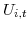  U_{i,t}