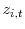  z_{i,t}