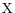 {\rm X}