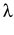  \lambda