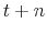  t+n