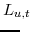 \displaystyle L_{u,t}\!\!\!\!