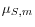 \mu _{S,m} 
