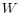 W