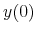  y(0)