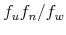  f_u f_n / f_w