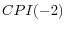CPI(-2)