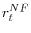 r_t^{NF} 