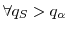  \forall q_S>q_{\alpha}