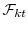  \mathcal F_{kt}