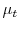  \mu_t