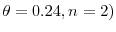  \theta=0.24,n=2)