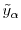  \tilde{y}_\ensuremath{\alpha}