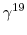 \gamma^{19}