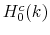  H^c_0(k)