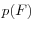 p(F)