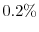  0.2\%
