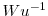  Wu^{-1}