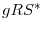  gRS^{\ast}