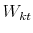  W_{kt}