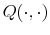 Q(\cdot,\cdot)
