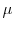 \mu