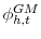 \phi_{h,t}^{GM}