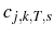  c_{j,k,T,s}