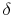  \delta