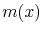  m(x)