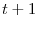  t+1