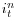 i_t^n 
