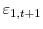  \varepsilon _{1,t+1}
