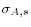 \sigma_{A,s}