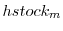  hstock_{m}