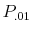  P_{.01}