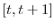  [t,t+1]
