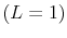  (L=1)