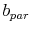  b_{par}