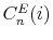  C^{E}_{n}(i)