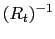 $\displaystyle (R_{t})^{-1}$