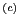 $ ^{(c)}$