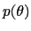 $ p(\theta)$