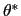 $ \theta^{\ast}$