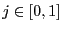 $ j\in \lbrack0,1]$