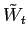 $\displaystyle \tilde{W}_{t}$