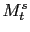 $ M_{t}^{s}$