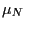 $ \mu_{N\text{ \ }}$