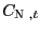 $ C_{\text{\textsc{N }},t}$